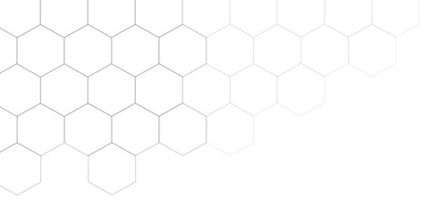 Fototapeta premium Abstract white background with hexagon and hexagonal background. Luxury white pattern with hexagons. abstract 3d hexagonal background with shadow. 3D futuristic abstract honeycomb mosaic background.