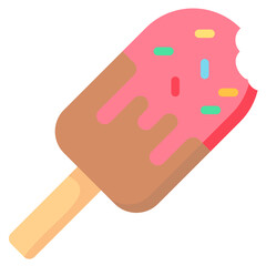 ice cream flat vector icon