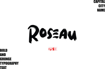 Of City Name Modern Bold Rough Grunge Text Typography