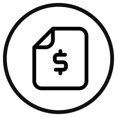 Editable financial document vector icon. Part of a big icon set family. Finance, business, investment, accounting. Perfect for web and app interfaces, presentations, infographics, etc