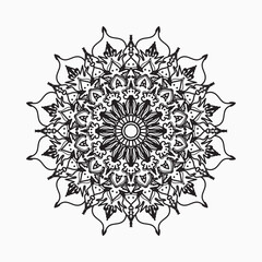 decorative concept abstract mandala illustration.
