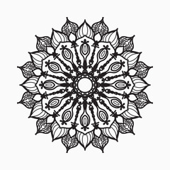 decorative concept abstract mandala illustration.