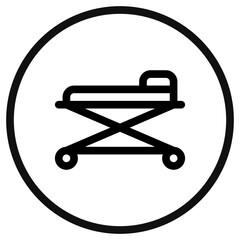 Editable stretcher vector icon. Part of a big icon set family. Perfect for web and app interfaces, presentations, infographics, etc