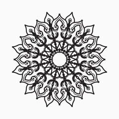 decorative concept abstract mandala illustration.