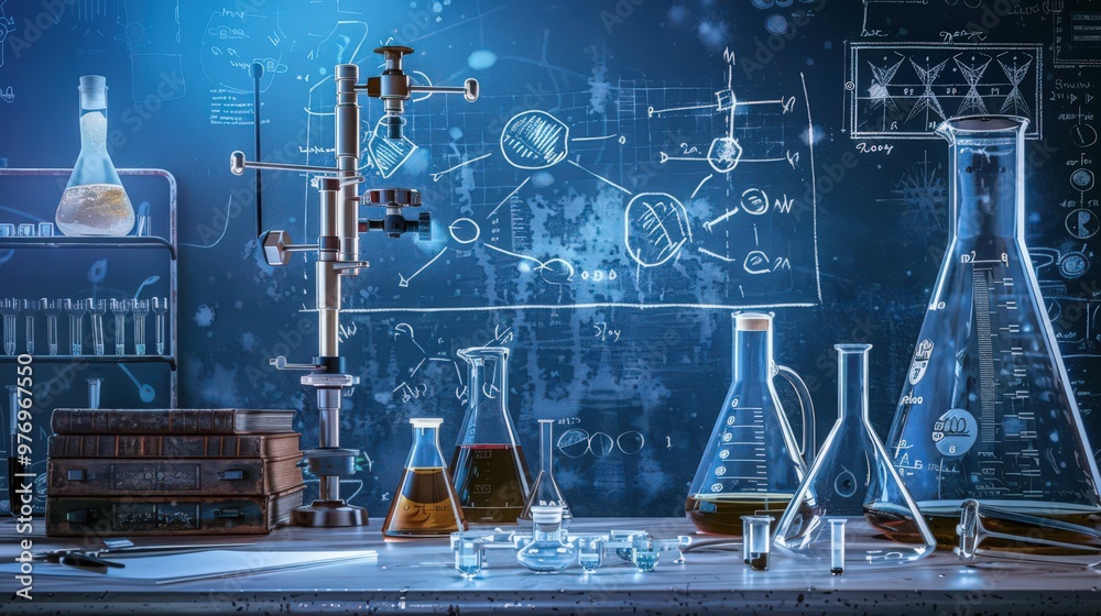 Poster blueprint of a laboratory experiment, including variables, controls, and procedures, demonstrating t