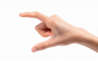 hand isolated on white background
