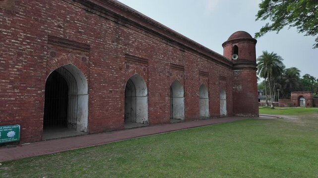 Sixty Dome Mosque or Saith Gunbad Masjid, Khulna Division, Bagerhat, Bangladesh