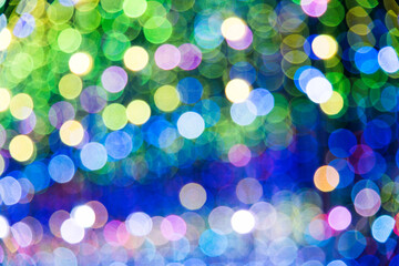 Abstract defocused scene in the night club