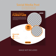 business social media post banner template