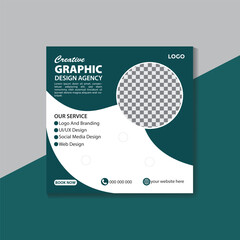 business social media post banner template