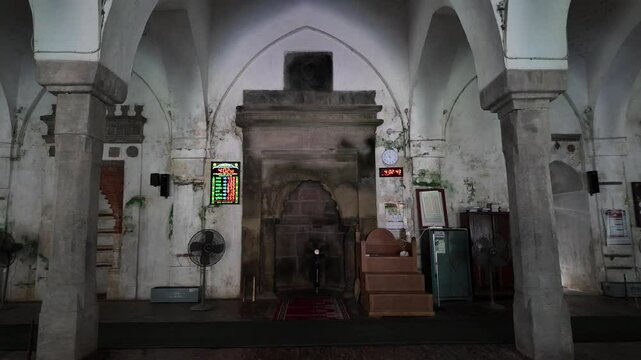 One of the Mihrab of the Sixty Dome Mosque or Saith Gunbad, Bagerhat, Bangladesh