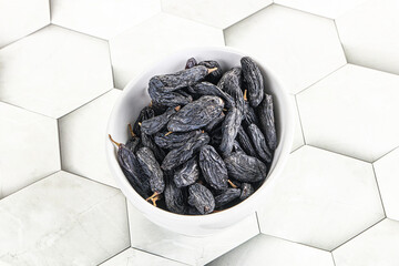 Blue raisin - dry grape berries
