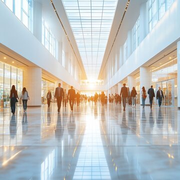 Modern Business Center With Natural Sunlight Showcase of Sustainable Design and Commuter Access