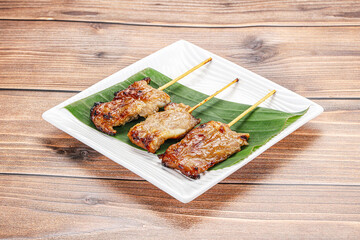 Thai cuisine - grilled pork skewer