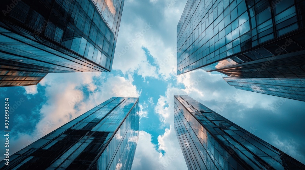 Wall mural Skyscrapers Reaching for the Sky