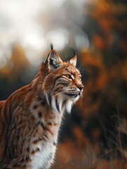 Obraz premium Pampas Cat, Mountain Cat Close Up, Wild Feline in Natural Habitat