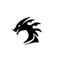 dragon head silhouette