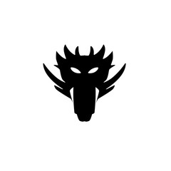dragon head silhouette