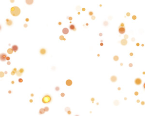 Rainbow sunshine and bokeh light effect