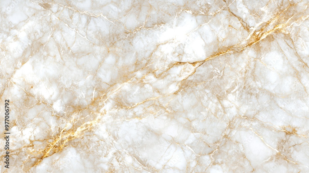 Canvas Prints White Marble with Gold Veins Texture Background