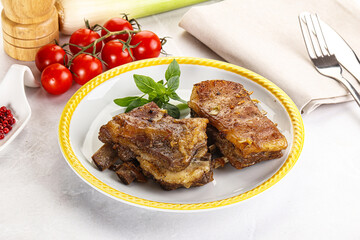 Roasted Lamb ribs with spices