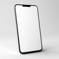 smartphone isolated on white