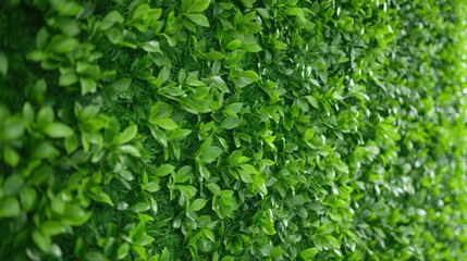 Obraz premium Green Leaf Wall Texture Background Nature Garden Freshness Greenery Leaves Plants Foliage Wall Decor Design Eco Botanical Natu