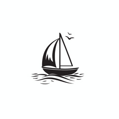 sailing vector logo, sailing vector