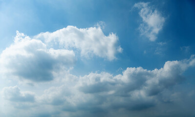 A large cloud in the sky