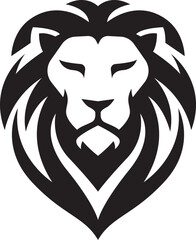 A sleek and modern logo featuring an elegant lion silhouette
