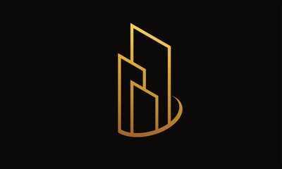 Real Estate Logo design , modern city logo design  vector, icon.