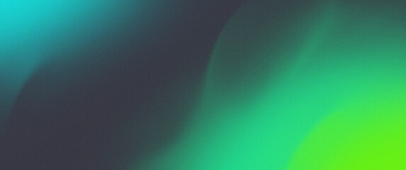 Green light glowing grainy gradient, dark background noisy texture abstract banner header cover design