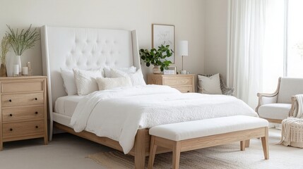 White Bedroom Interior Design
