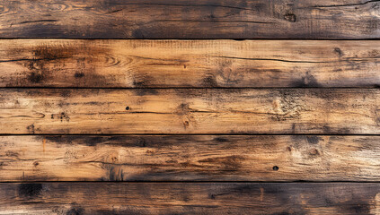 Naklejka premium Rustic Wooden Planks Texture Background