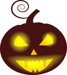 Halloween pumpkin character