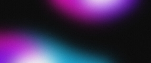 Red Blue Violet  light glowing grainy gradient, dark background noisy texture abstract banner header cover design