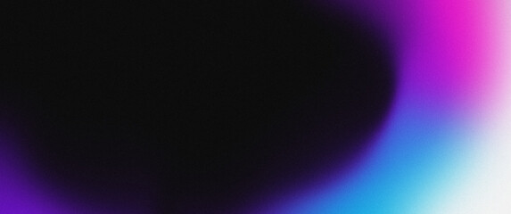 Red Blue Violet  light glowing grainy gradient, dark background noisy texture abstract banner header cover design