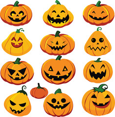 Halloween pumpkin collection