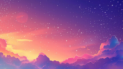 Naklejka premium Gradient sky background