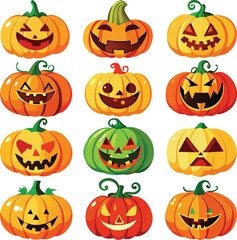 Halloween pumpkin collection