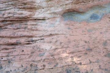 red texture of the rock