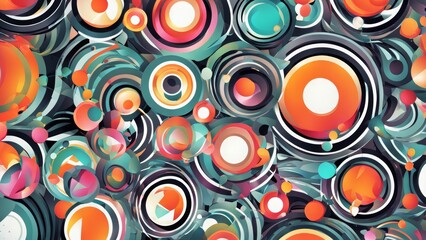 Fototapeta premium Multicolored, abstract, author's background