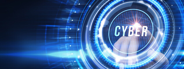 Cyber security data protection business technology privacy concept.