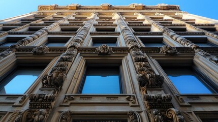 Ornate Facade of a Historic Building