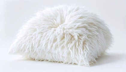 swabs isolated on white, fur