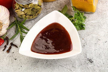 Japanese traditional brown sauce Tonkatsu