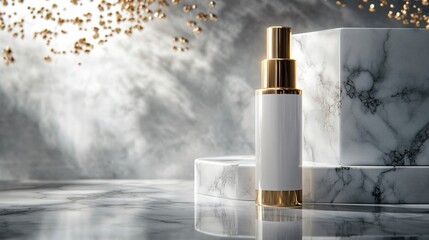Blank cosmetic product mockup for graphic design and promotional use