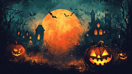 Calling all Halloween enthusiasts! Create a spooky bash with this downloadable Halloween party flyer or poster template.