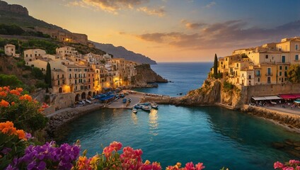 Fototapeta premium Sicilian Sunset