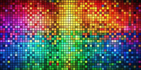 Abstract Colorful Mosaic Tiles, Mosaic , Texture , Background